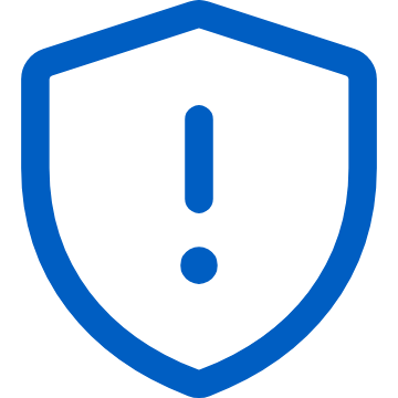 Digital security shield icon